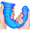 F*CK MY COLOR Gode Dog Long 26 x 6cm Bleu-Rose
